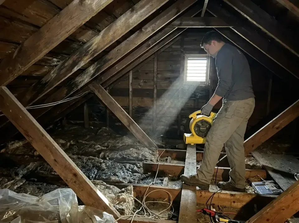 attic-water-damage-drying-proc-007 — frequently asked questions, Emergency Water Extraction & 24/7 Flood Response in Emmett,…